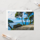 Carte Cavtat, Croatie photo pittoresque, (Devant/Arrière en situation)