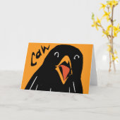 Carte Caw ! (Fleur jaune)