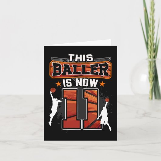 Carte Ce Baller a Maintenant 11 Cool Basketball 11e anni (Devant)