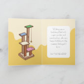 Carte Ce chat Vie Kitty en boîte Enfants Editable Annive (Intérieur)