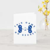 Carte Ce Jeu N'Est Pas Secret Et Est Arrivé (Fleur jaune)