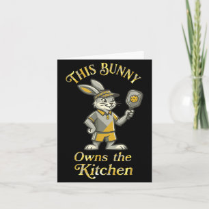 Carte Ce lapin possède la cuisine drôle joueur de pickle