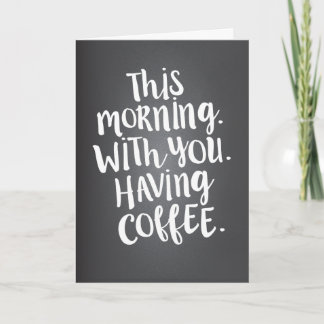 Carte Ce matin avec vous est Paradise Love Cote Card