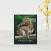 Carte Ce monde fou facilite la recherche des noix (Fleur jaune)