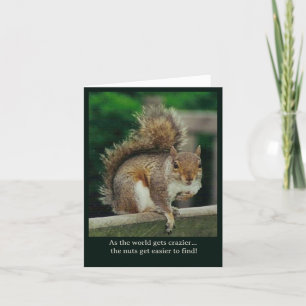 Carte Ce monde fou facilite la recherche des noix