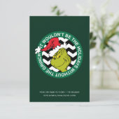 Carte Ce ne serait pas les vacances sans Grinch (Debout devant)