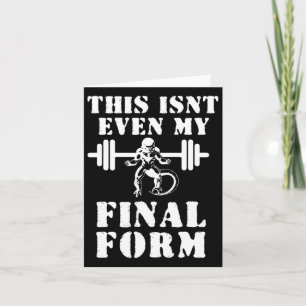 Carte Ce n'est même pas ma forme finale de gym