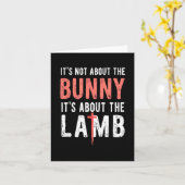 Carte Ce n'est pas à propos du lapin, c'est à propos de (Fleur jaune)