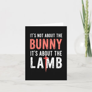 Carte Ce n'est pas à propos du lapin, c'est à propos de