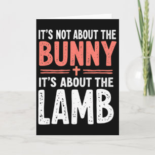 Carte Ce n'est pas à propos du lapin, c'est à propos de 