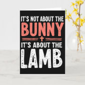 Carte Ce n'est pas à propos du lapin, c'est à propos de (Fleur jaune)