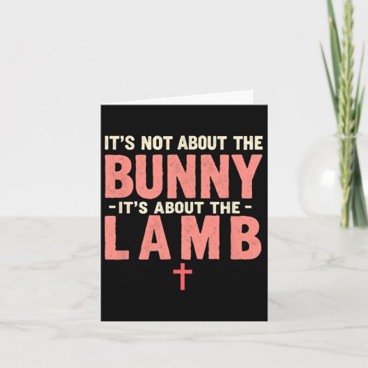 Carte Ce n'est pas à propos du lapin, c'est à propos de (Devant)