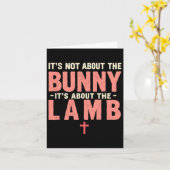 Carte Ce n'est pas à propos du lapin, c'est à propos de (Fleur jaune)