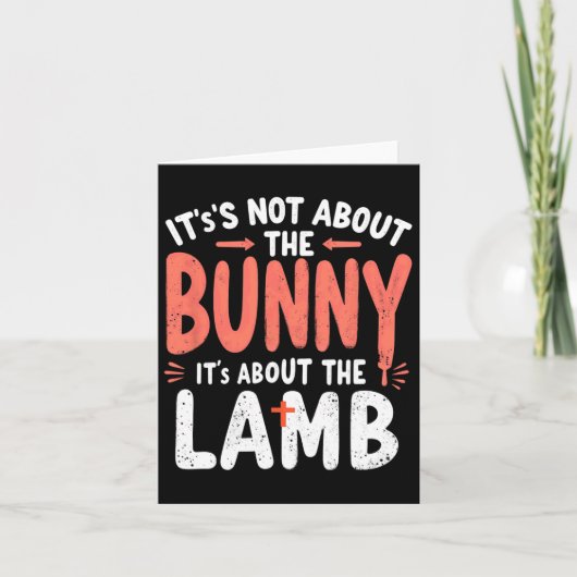 Carte Ce n'est pas à propos du lapin, c'est à propos de (Devant)