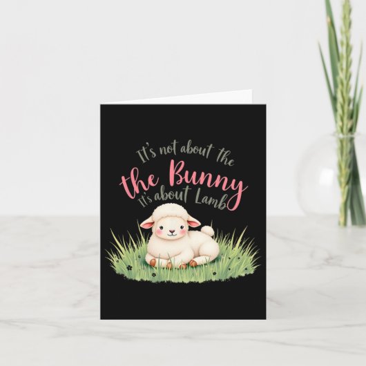 Carte Ce n'est pas à propos du lapin, c'est à propos de (Devant)
