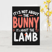 Carte Ce n'est pas à propos du lapin c'est à propos de l (Fleur jaune)