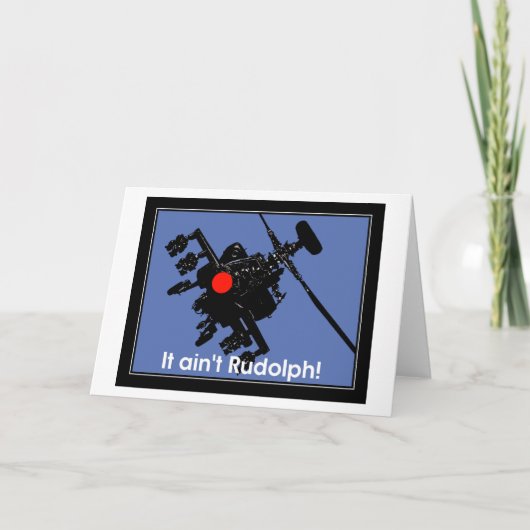 Carte Ce n'est pas Rudolph (Devant)
