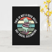 Carte Ce n'est pas un ventre de bière, mais une distance (Fleur jaune)