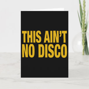 Carte Ce n'est pas une fête disco Halloween Noël Graphi