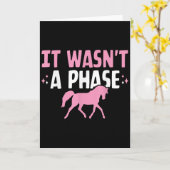 Carte Ce n'était pas une phase drôle Équitation Cheval C (Fleur jaune)