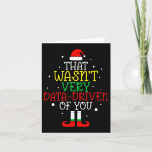 Carte Ce N'Était Pas Vraiment Les Données De Noël