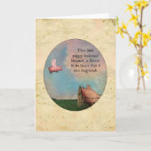 Carte Ce Petit Chien Croyait (Fleur jaune)