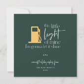 Carte Ce Petit Feu De Gaz Fantaisie De Lumière Noël (Devant)