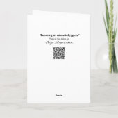 Carte Ce que je deviens un accueil humoristique (Dos)