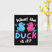 Carte Ce Que Les Canards C'Est Bébé Genre Reveal Party B (Fleur jaune)