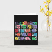 Carte Ce que nous apprenons de Black History Sticker (Fleur jaune)