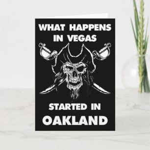 Carte Ce qui arrive à Vegas a commencé à Oakland