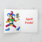 Carte Ce qui aucun jour d'imbéciles d'avril ? (Intérieur)