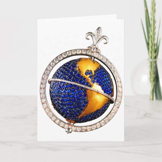 Carte Ce qui ? Bijouterie fantaisie AddText de globe (Devant)