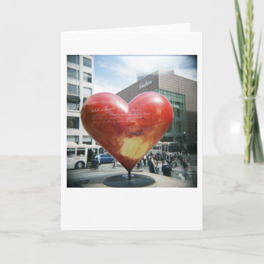 Carte Ce qui est amour… (Devant)