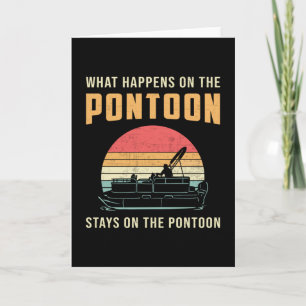 Carte Ce Qui Se Passe Sur Le Bateau Pontoon Bateau À Voi