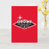 Carte Ce qui se produit aux séjours de Bunco à (Fleur jaune)