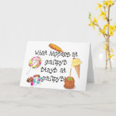 Carte Ce qui se produit aux séjours de Grampy chez (Fleur jaune)