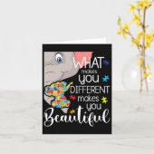 Carte Ce Qui Vous Rend Différent Vous Rend Beau - Aut (Fleur jaune)