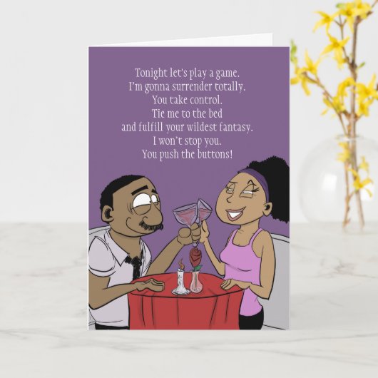 Carte Ce Soir, C'Est TA Nuit (Fleur jaune)