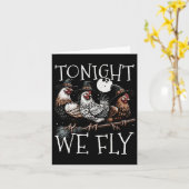 Carte Ce soir, nous volons Funny Chicken Soky Saison Far (Fleur jaune)