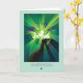 Carte Ce Sont Des Hommes Courageux Qui Touchent À Notre (Fleur jaune)