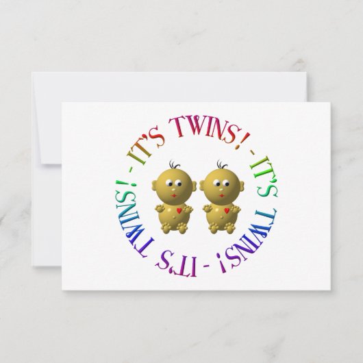 Carte Ce sont des jumeaux ! (Devant)