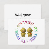 Carte Ce sont des jumeaux ! (Devant / Derrière)