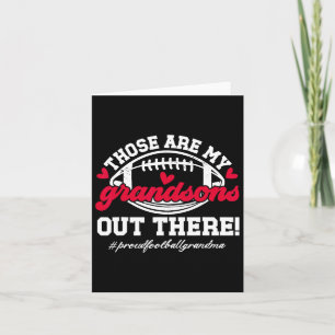 Carte Ce sont mes petits-fils Football Grand-mère d'un f