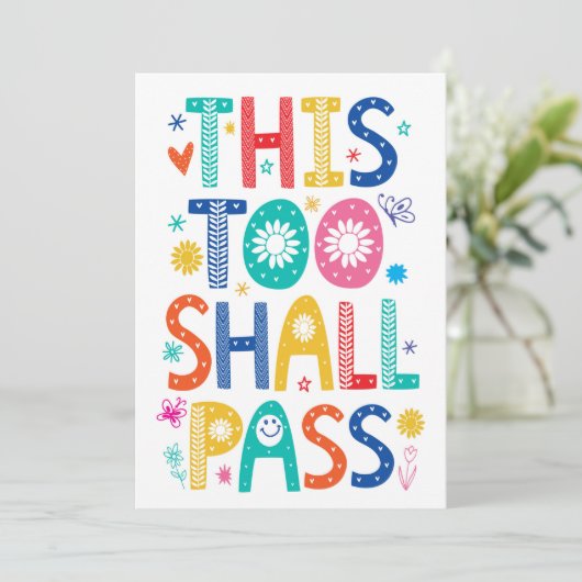 Carte Ce Trop Devrait Passer (Debout devant)