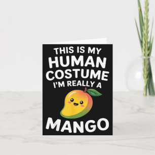 Carte Ceci est un costume humain drôle kawaii mignon man