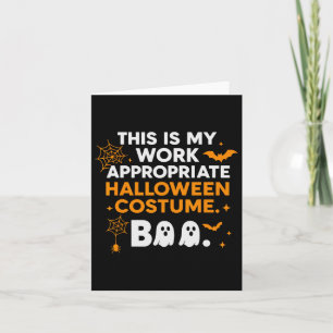 Carte Ceci sont mes costumes appropriés pour le travail