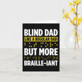 Carte Cécité Pour Les Aveugles Personne Aveugles Braille (Fleur jaune)