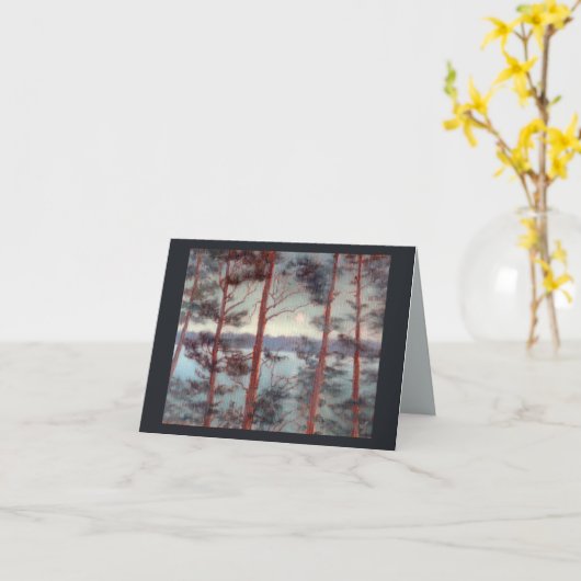 Carte Cedar View Moonlight (Fleur jaune)