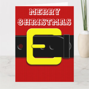 Carte Ceinture du Père Noël